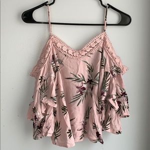 Aeropostale Off Shoulder Shirt